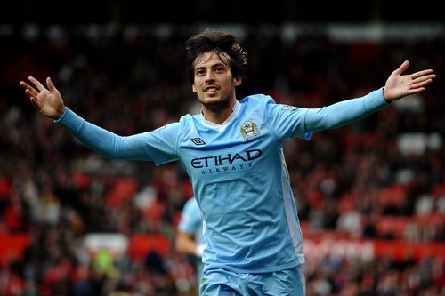 MANCHESTER CITY UMBRO 2011/2012 SOCCER FOOTBALL HOME JERSEY #21 SILVA SIZE “42” - Picture 18 of 19
