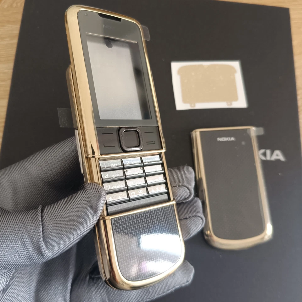 Новый Nokia 8800 углерода Arte золото издание 8800 запасная часть корпуса чехол - Изображение 2 из 4