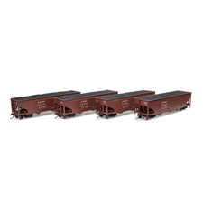 Athearn HO 40' Offset Coal Hopper w/Load ATSF #1 4 ATH33078 HO Rolling Stock