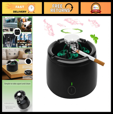 Smokeless Ashtray for Home, Office & Car - Indoor/Outdoor Smoke