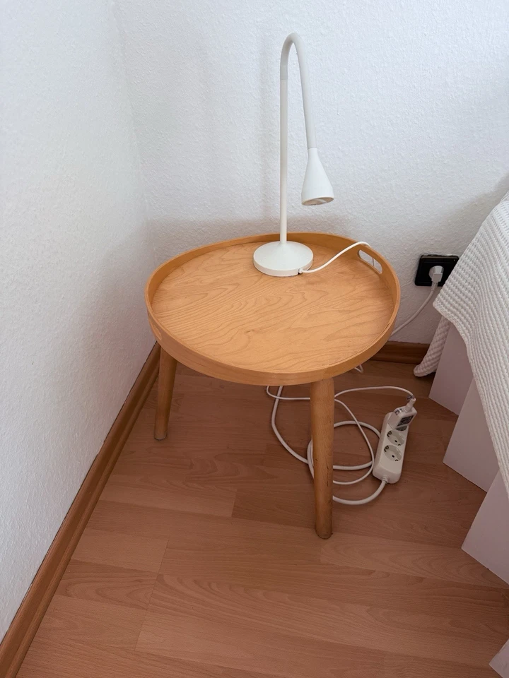Nachtisch Oder Beistelltisch, 3-beinig auf IKEA Tablett - Bild 2 von 4