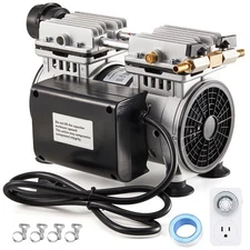 Pond & Lake Aeration System,Pond Aerator Pump,550W Power 5.2CFM for Up to 3 A...