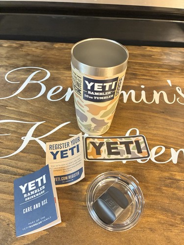 Yeti Rambler 10oz Tumbler Camo mit Magslider Deckel