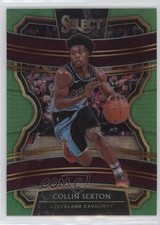 2019-20 Panini Select Concourse Neon Green Prizm 59/75 Collin Sexton #68 14pi