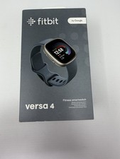 Fitbit Versa 4 Activity Tracker - Waterfall Blue/Platinum Aluminum