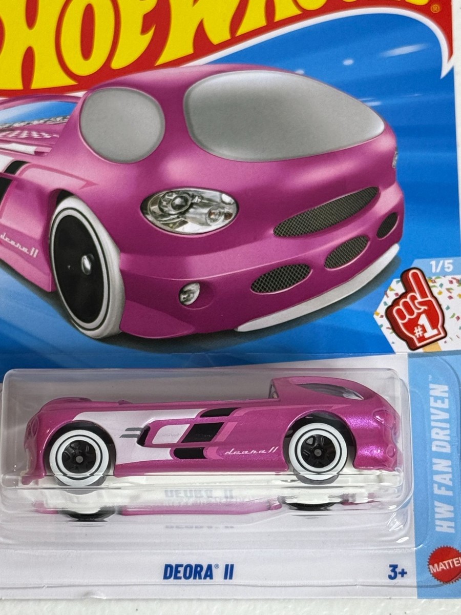 【希少:サイン有】Hot Wheels DEORA II Hot Wheels Deora II Pink HW Fan Driven 18/250 Surf Style Car 1/5
