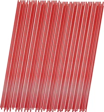 Aerosol Spray Can Red Plastic Straws - Tip Extension Tubes for Automotive Lubric