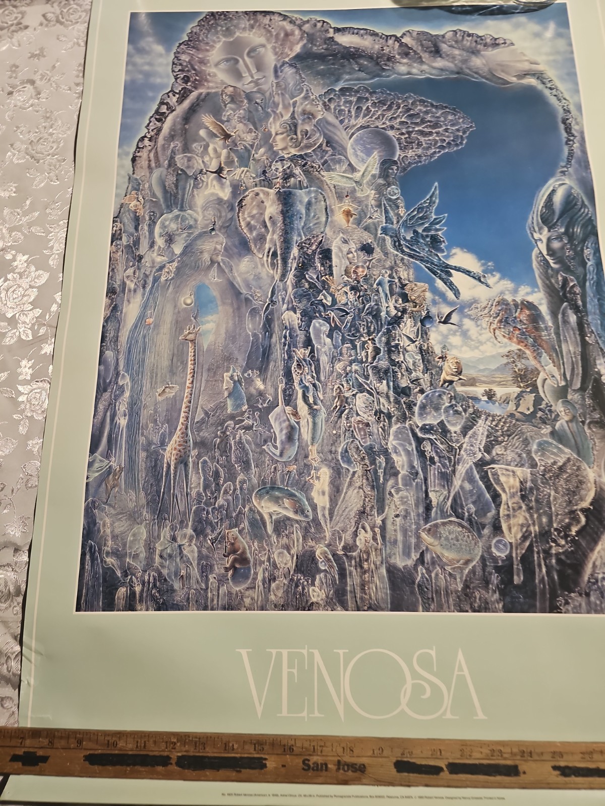 Robert Venosa Astral Circus Art Poster Vintage Print 1990