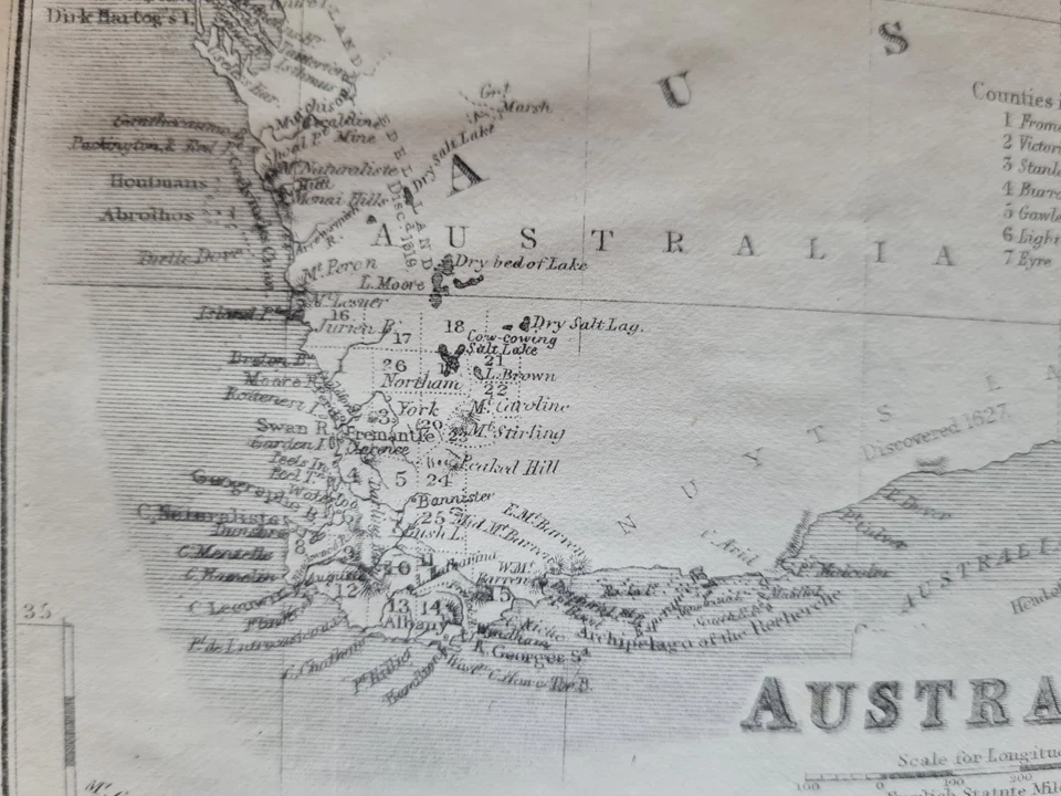 Antique 1871 map - Australia - John Dower - Image 2 of 4