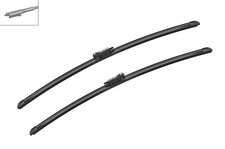 Scheibenwischer Wischblatt für Seat Leon 1P 05-12 Vorne Bosch 3397007099