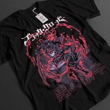 Black Clover Shirt Asta Tshirt Yuno T-Shirt Noelle Top Yami Luck Anime Demon Tee