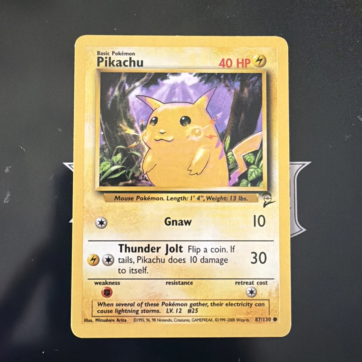 Pikachu Pokmon TCG Base Set 2 Individual Collectible Card Game Cards for  sale - eBay
