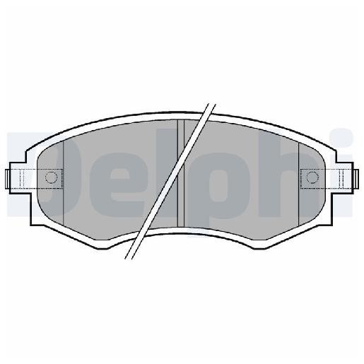 Bremsbelagsatz Scheibenbremse Vorne FüR Ssangyong Korando KJ 96 Bis 06 Neu G4GC-image