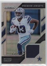 2018 Panini Prizm Prizm Premier Jerseys Michael Gallup #PP-26 5by