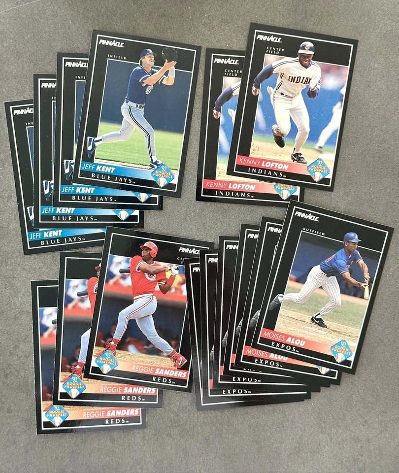 批量 (1,880) 1992 年 Pinnacle 棒球卡 + 明星、名人堂成员、新秀 — 第 4/4 张图片
