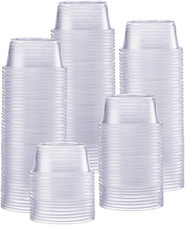 2 Oz Jello Shot Cups 250 Count Clear Plastic Disposable Portion Containers for