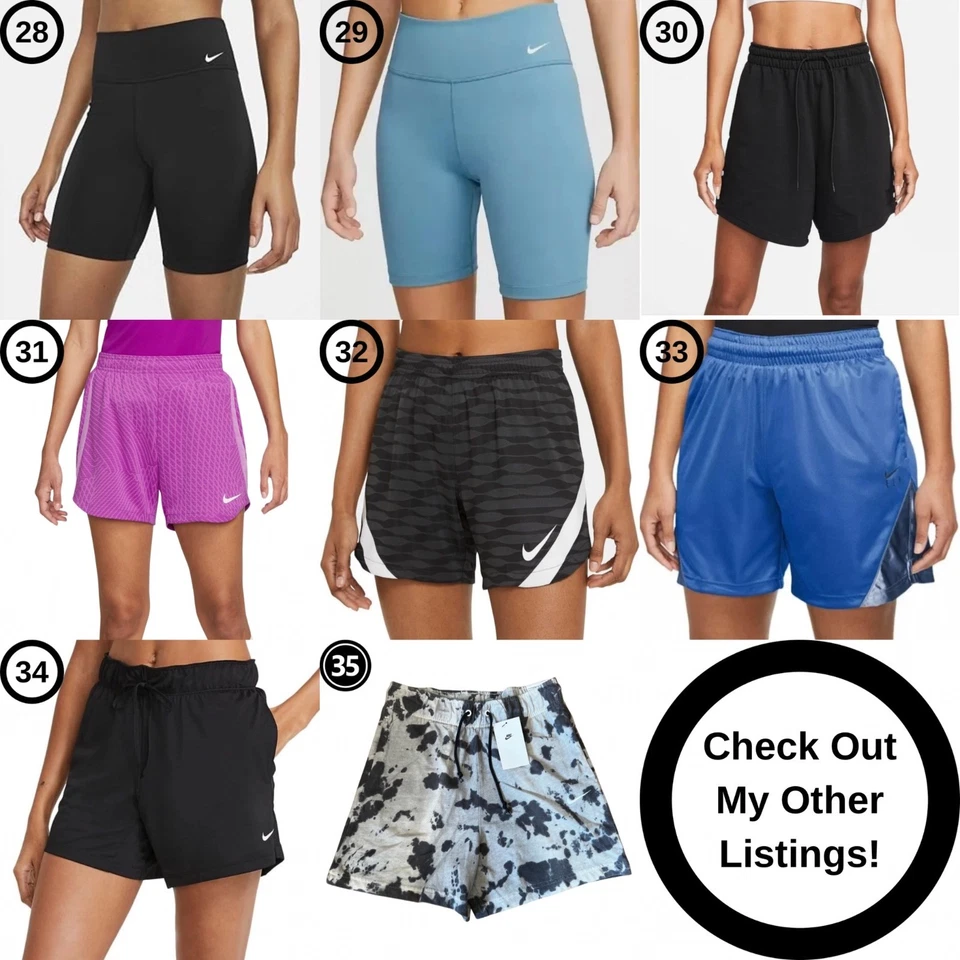 Nike Women's Athletic Shorts NWT 35 Styles! Running Basketball Soccer - Image 4 of 4