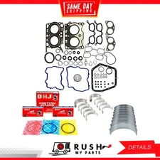 12-15 Engine Full Gasket Set Bearing Rings For Subaru H4 2.0L DOHC DNJ RRK4345