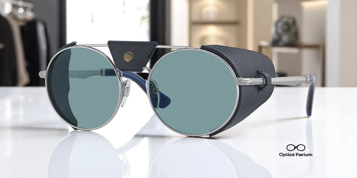 Persol Silver Round Sunglasses for Men for sale | eBay