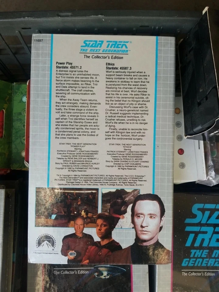 NEW STAR TREK THE NEXT GENERATION 14416 PHANTASMS THE COLLECTOR EDITION VHS SEAL - Image 4 of 4