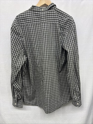 Six Lincoln New York Shirt XXL White/Olive Green Button Up Long Sleeve NEW - Picture 5 of 5