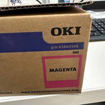 Okidata OKI ES9565 ES9575 MFP Magenta Genuine Toner Cartridge 45643506