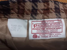 Pendelton Woolen Sophisticates Women's Skirt Size 12, Multicolor Paisley