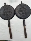 Vintage 1900s Griswold Mfg. Co. No. 8  American Waffle Iron 886 Erie PA. USA