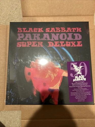 Black Sabbath - Paranoid - Super Deluxe Box Set Vinyl 5xLP NEW SEALED