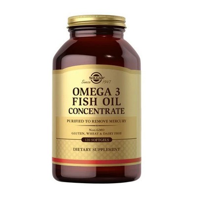 Omega 3 Fish Oil Concentrate 120 Softgels  by Solgar
