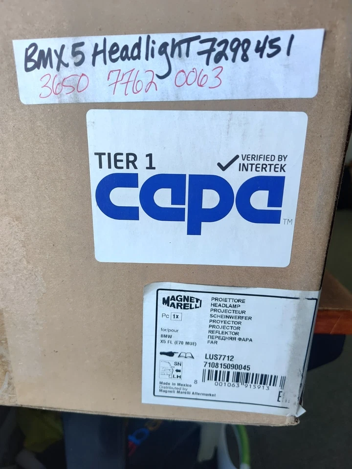 BMW X5 (E70) CONDUCTOR DELANTERO IZQUIERDO OCULTO XENÓN ADAPTATIVO LUZ LÁMPARA CAPA BLEM Foto 2 de 4