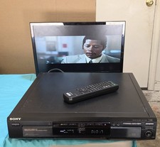 Sony Carousel 5 Disc Changer DVD/CD Player DVP-C660 W/Remote Tested Works Great