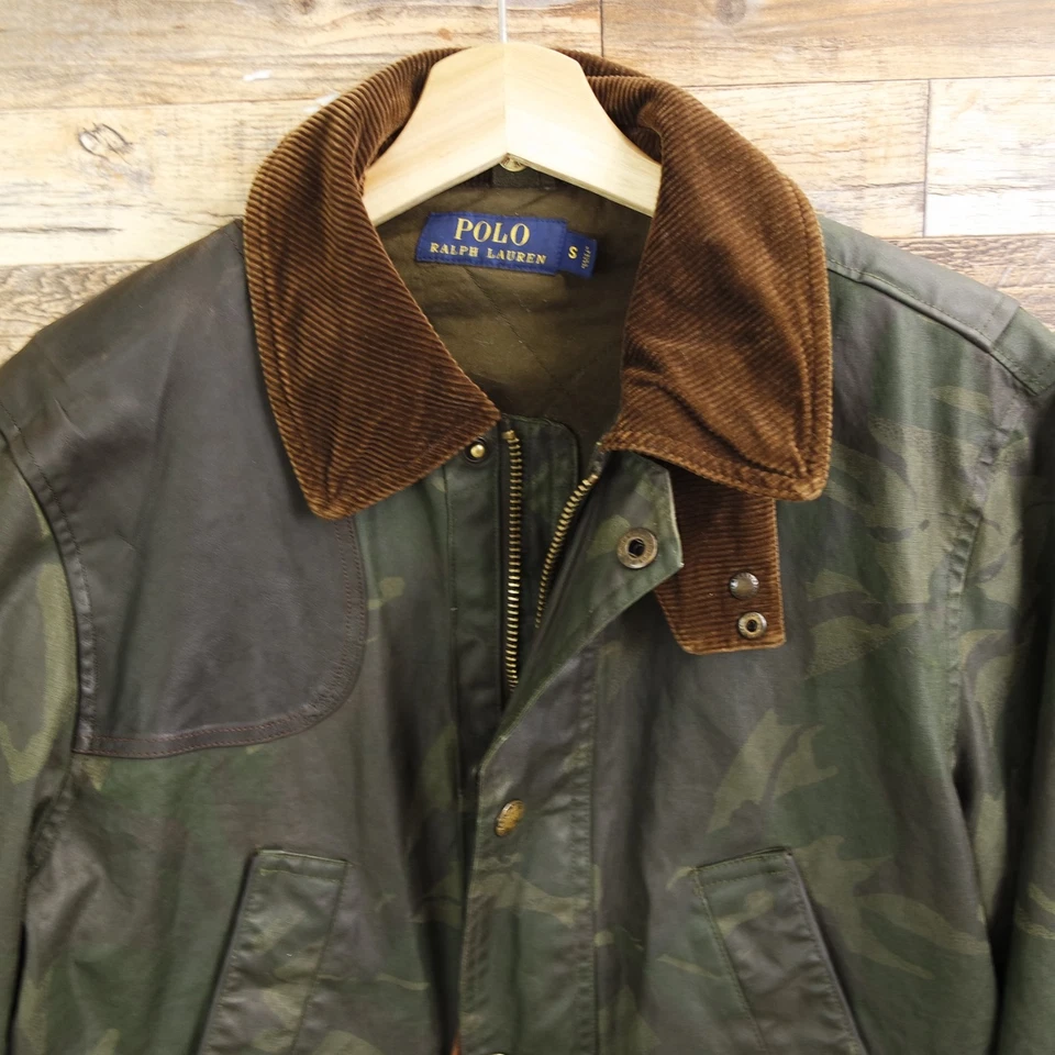 Восковая камуфляжная куртка Polo Ralph Lauren Chore Coat размер S охотничья на молнии - Изображение 2 из 4