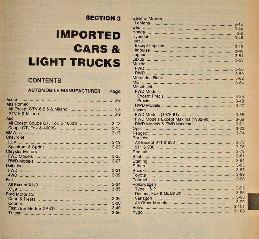 Perfection Hy-Test clutch installation manual Import &amp; Domestic Cars  &amp; Lt. truck | eBay