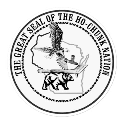 Ho-Chunk Nation Seal & Symbol Vinyl Decal Bumper Sticker Indigenous Peoples