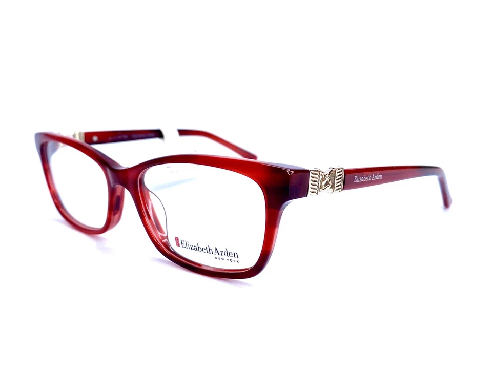 Novos óculos Elizabeth Arden ouro vermelho armação olho de gato EA1200 51-2 51 15 135 - Imagem 2 de 4