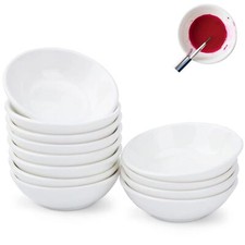 12 Pcs Ceramic Painting Color Palette Empty Watercolor Painting Dish Porcelain W