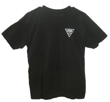 VANS Mens Size M Medium Classic Fit Short Sleeve Black Logo Cotton T Tee Shirt