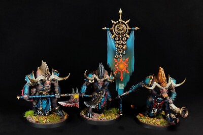 Ogroid Theridons painted AoS Slaves to Darkness Beasts of