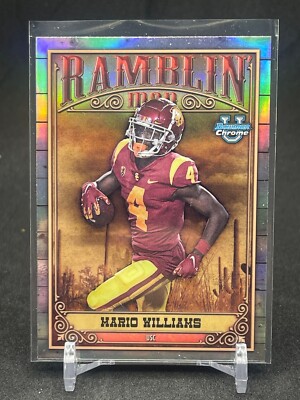 2023 Bowman Chrome University Ramblin Man #RM7 Mario Williams