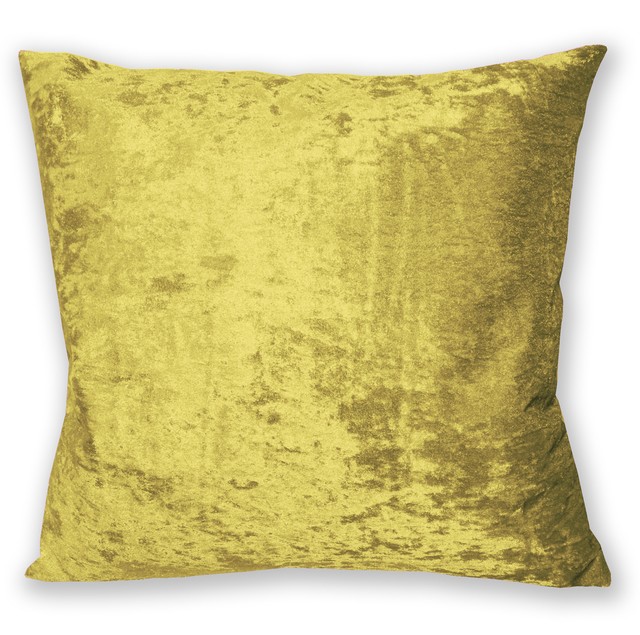 Mv04a Light Gold DiamondCrushed Velvet Cushion Cover/Pillow Case
