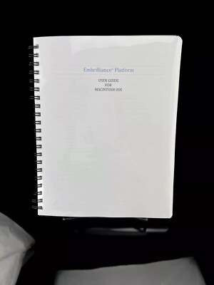 Embrilliance Platform 2024 Mac OSX  Manual: Full Color Instructions Guide 275 Pg