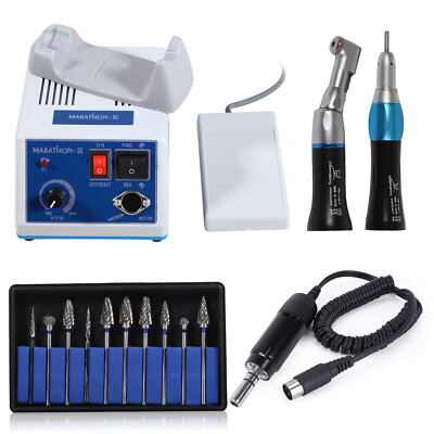 Dental Lab Marathon Electric Micromotor /Low Speed Handpiece /Polishing HP Burs