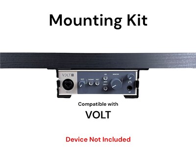 Desk Mount Kit for Universal Audio UA Volt 1, 2, & 4 - Under Desk Mount Brackets