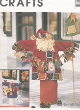 8948 McCalls Sewing Pattern 33" Doll Greeter Santa Snowman Christmas Plum Creek