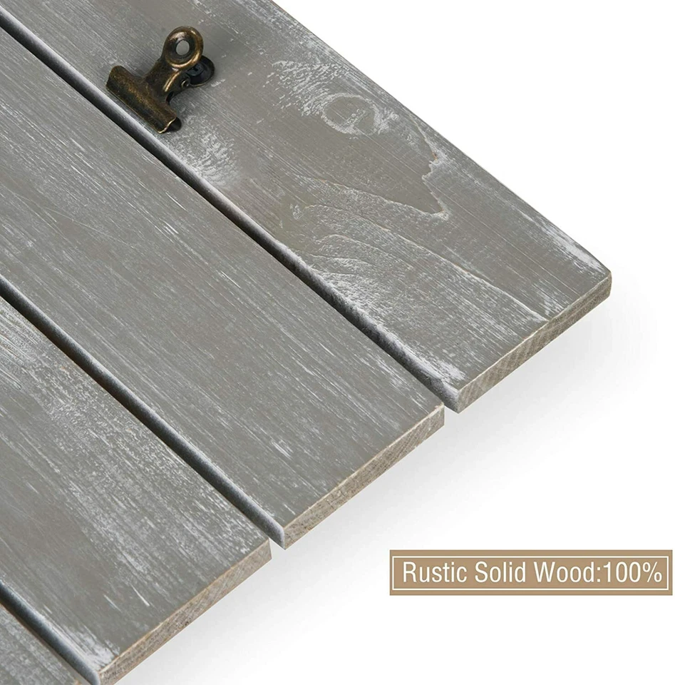 Pine Wood Family Photo Collage Frame Display Board wFast Ship - Image 4 of 4