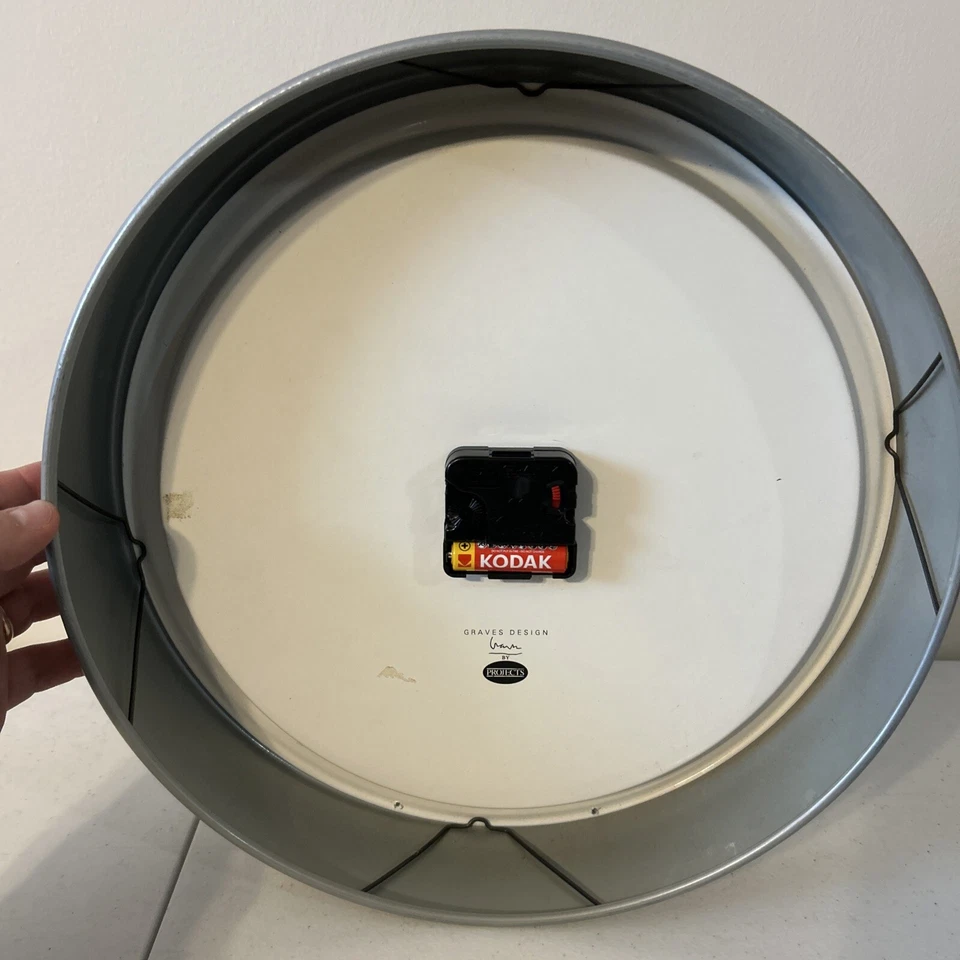 Vintage Michael Graves Design 13.1 Inch Wall Clock Black Rare - Image 3 of 4