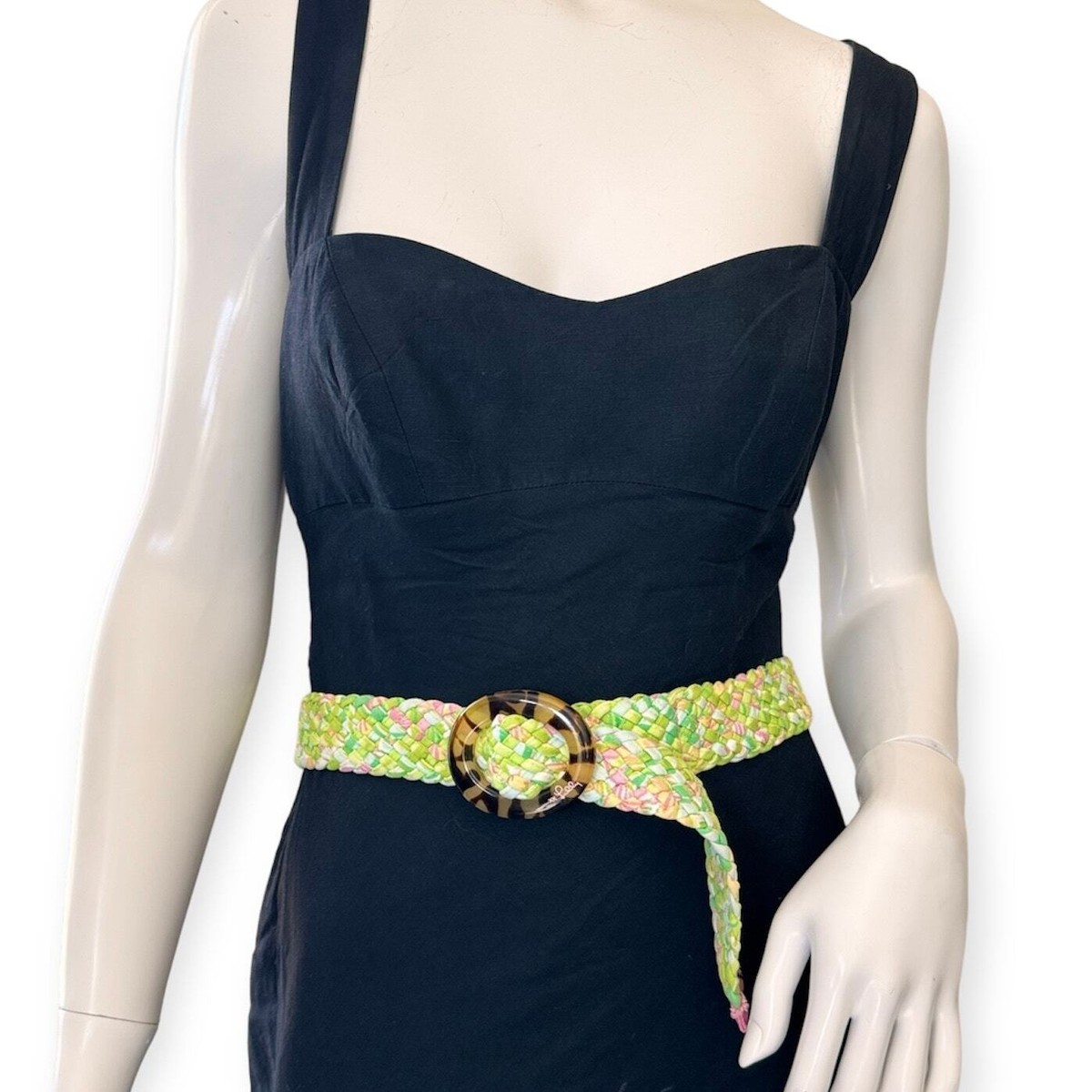 Lilly Pulitzer Vintage Multicolor Canvas Belt Size S | eBay display picture 2