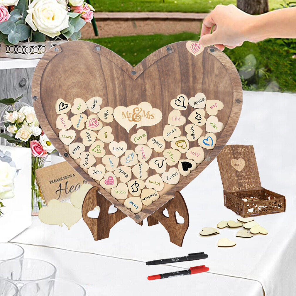 Rustic wedding guest book 60 photos - Astyledwedding.com