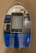 Craig CMP621FR Black (4 GB) Digital Media Player MP3 Plus Video Player 2.8 Inch